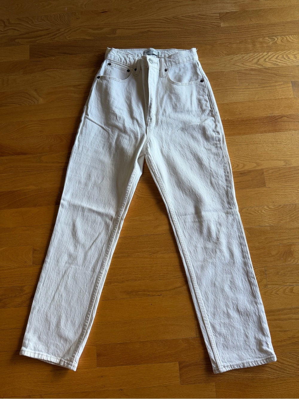 Abercrombie Curve Love Ankle Straight Ultra High Rise Jeans 26/2R